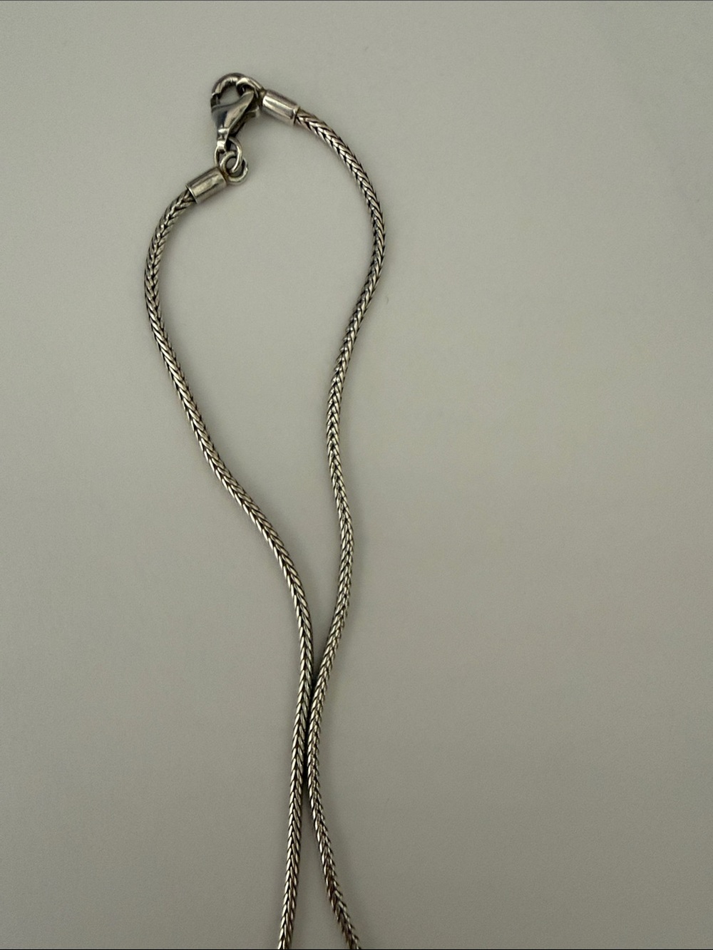 Pandora retired 925 ALE stamps silver with 14k accents Snake Chain - Picture 7 of 7